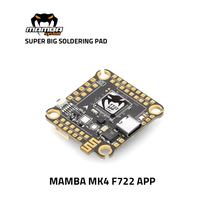 MAMBA MK4 Stack F722 APP Flight Controller &BLHeli_32 F45 F55 F65_128K 4in1 Brushless ESC DSHO1200 for FPV Drone - Image 6