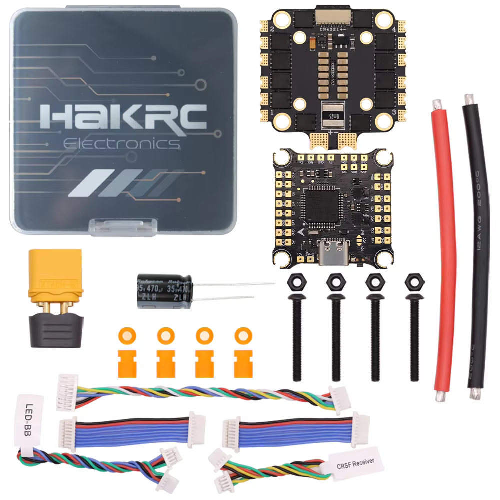 PFLY HAKRC F7V2 Stack 55A/65A/70A 4In1 ESC BLHeli-32-bit 30.5x30.5 F7230 V2 Flight Controller FPV Drones detail 6